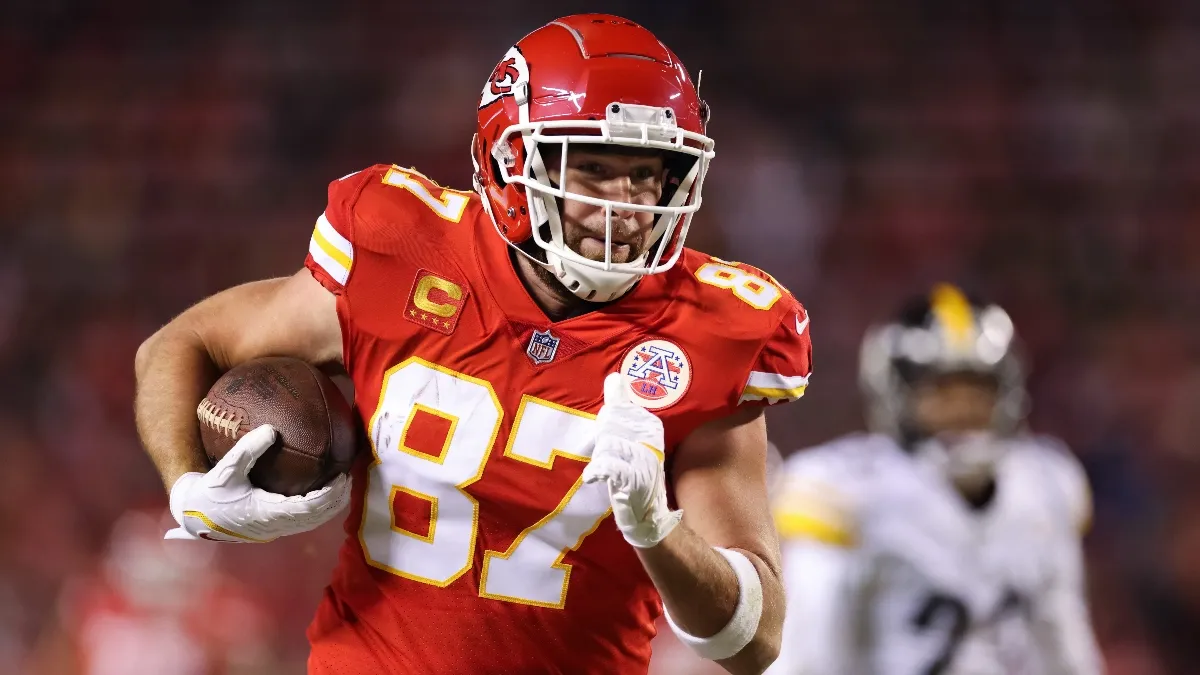Travis Kelce Player Props: Injury News Moves Receiving Yards Total ...