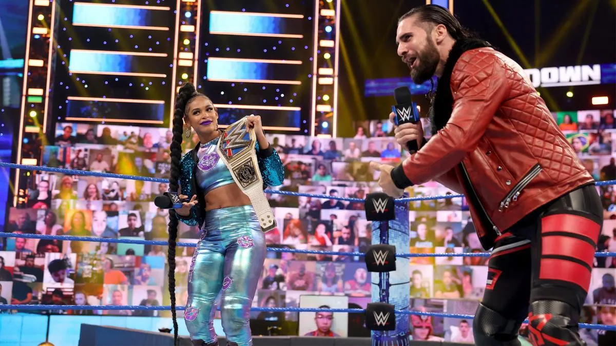 WWE Women 🍂 — Bianca Belair and Seth Rollins:Friday Night...