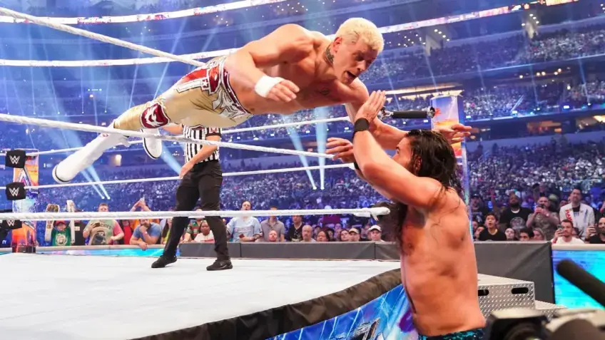 Seth Rollins slams Cody Rhodes