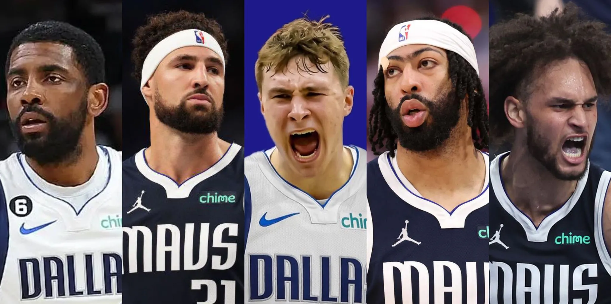 Legion Hoops on X: "The Mavericks new starting five: Kyrie Irving Klay  Thompson Cooper Flagg Anthony Davis Dereck Lively II Championship squad?  https://t.co/6tcYeSIRdZ" / X