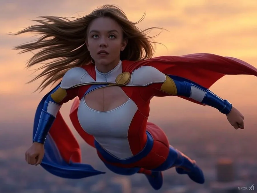 Sydney Sweeney - Power Girl by WhatIfAU on DeviantArt