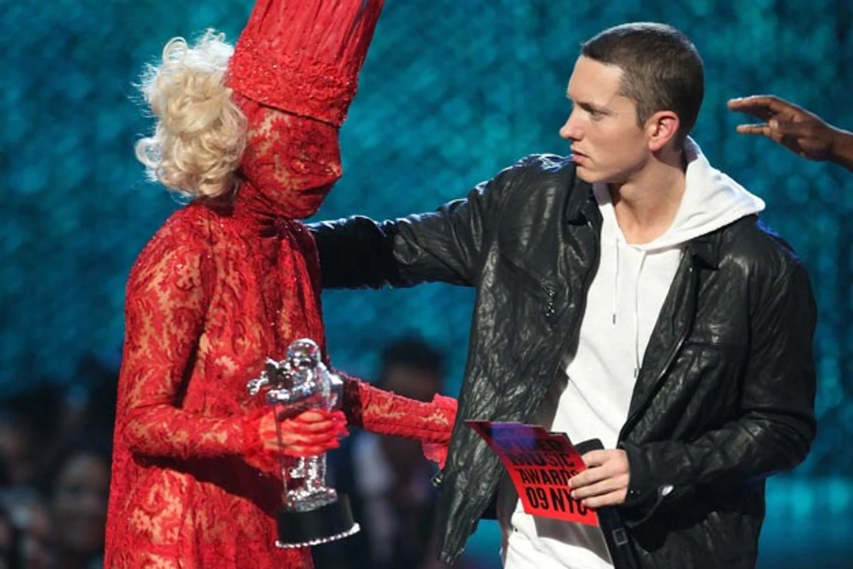Eminem Disses Lady Gaga in New Bad Meets Evil Song 'A Kiss'