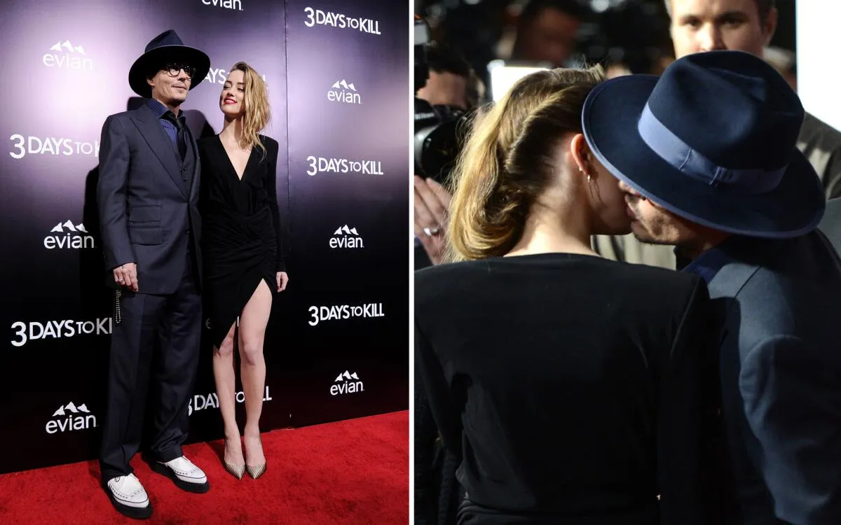 Johnny Depp, Amber Heard pack on PDA at '3 Days to Kill' premiere - Los  Angeles Times