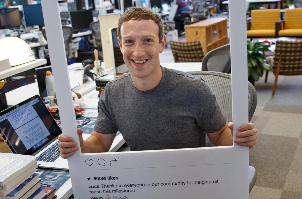 Mark Zuckerberg seen covering up his webcam in picture celebrating Instagram  milestone | The Independent | The Independent
