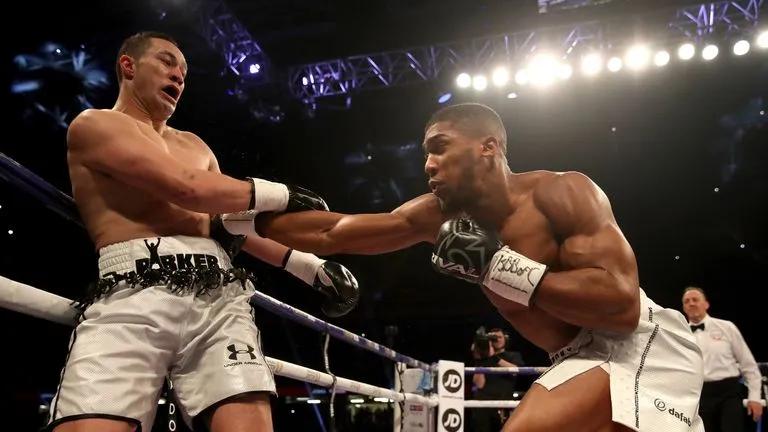 Anthony Joshua takes WBO title with bruising win over Joseph Parker | UK  News | Sky News