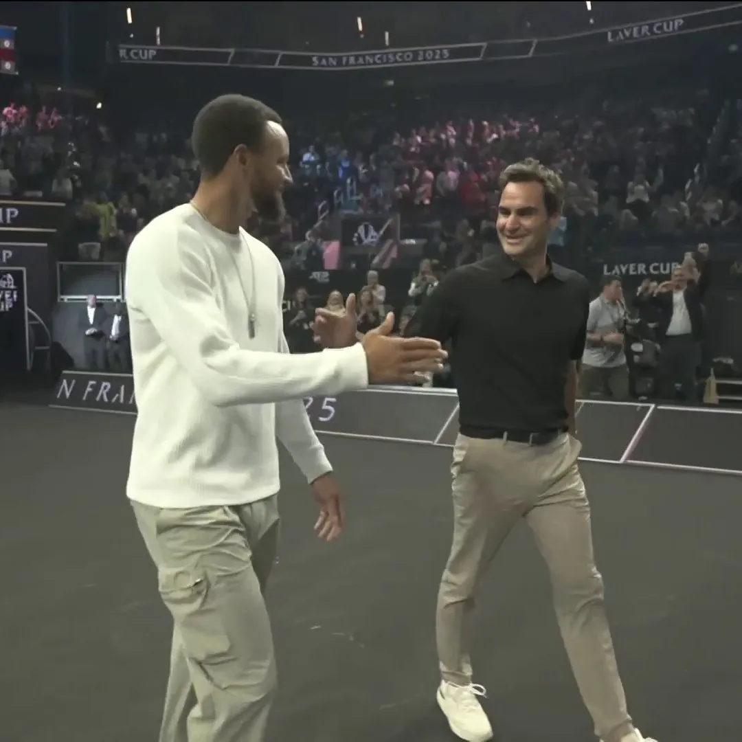 NBA - Jordi de Mas on X: "Stephen Curry x Roger Federer 🐐🐐 (via @TennisChannel) https://t.co/ADtrM4EhXu" / X