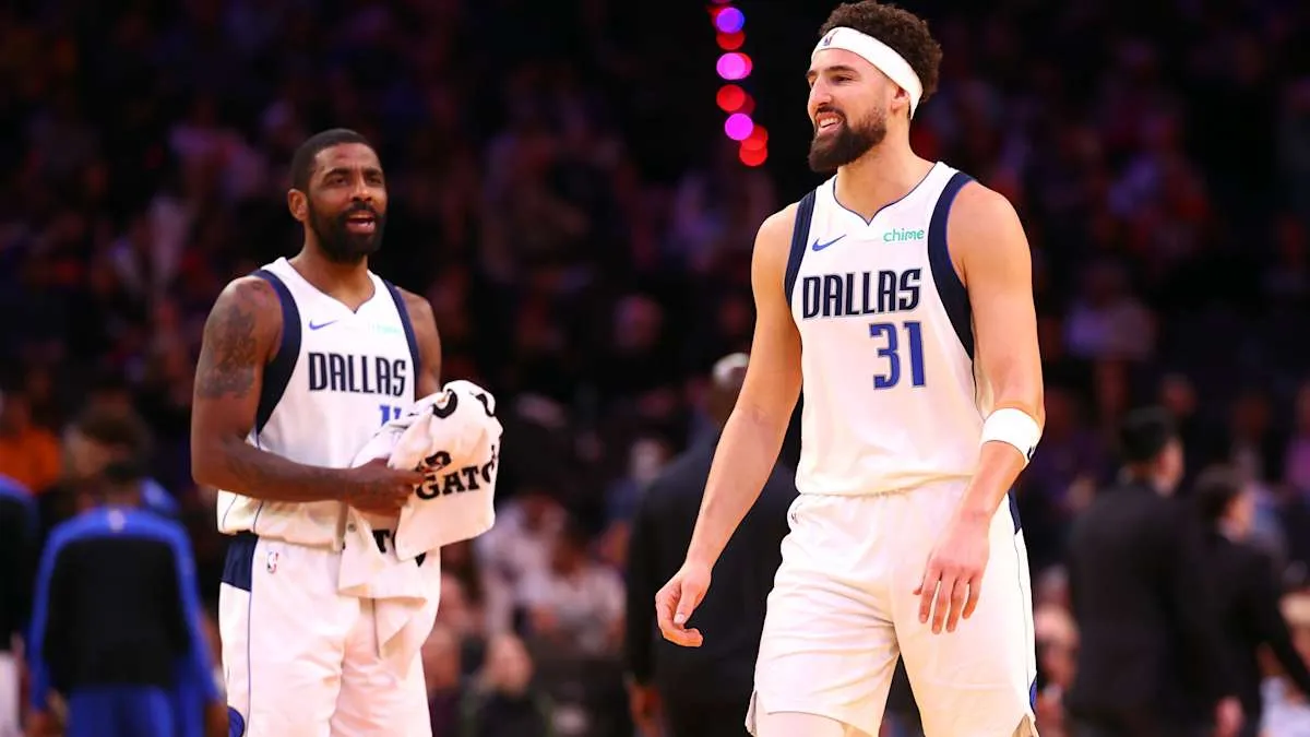 Klay Thompson just gave Kyrie Irving the praise that will make Mavericks  unstoppable