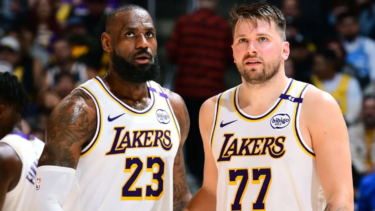Sources: LeBron James congratulated Luka Doncic on new deal - ESPN