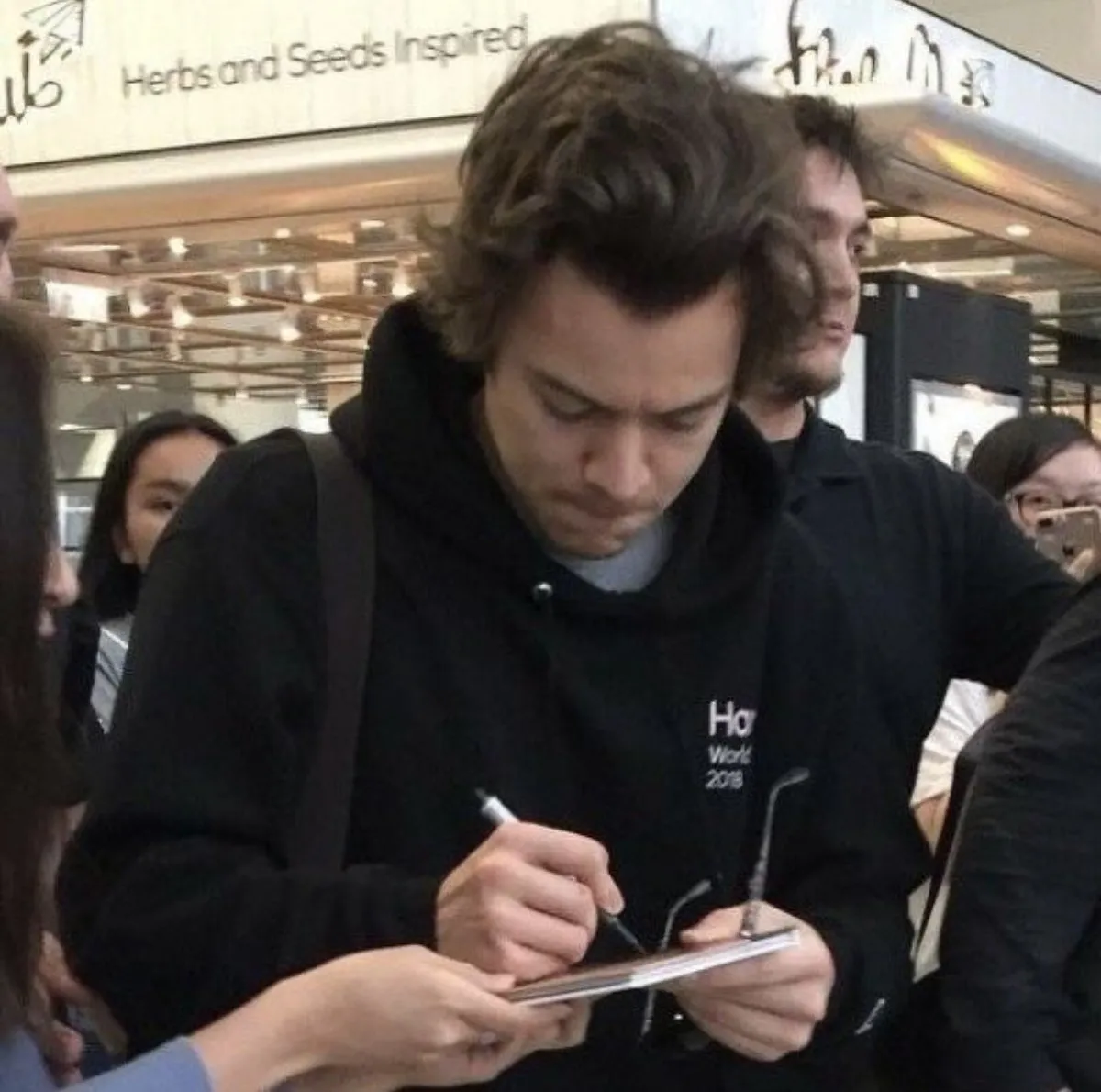 on X: "harry styles signing an autograph not knowing it's my adoption papers https://t.co/qcMeeyJdQ3" / X