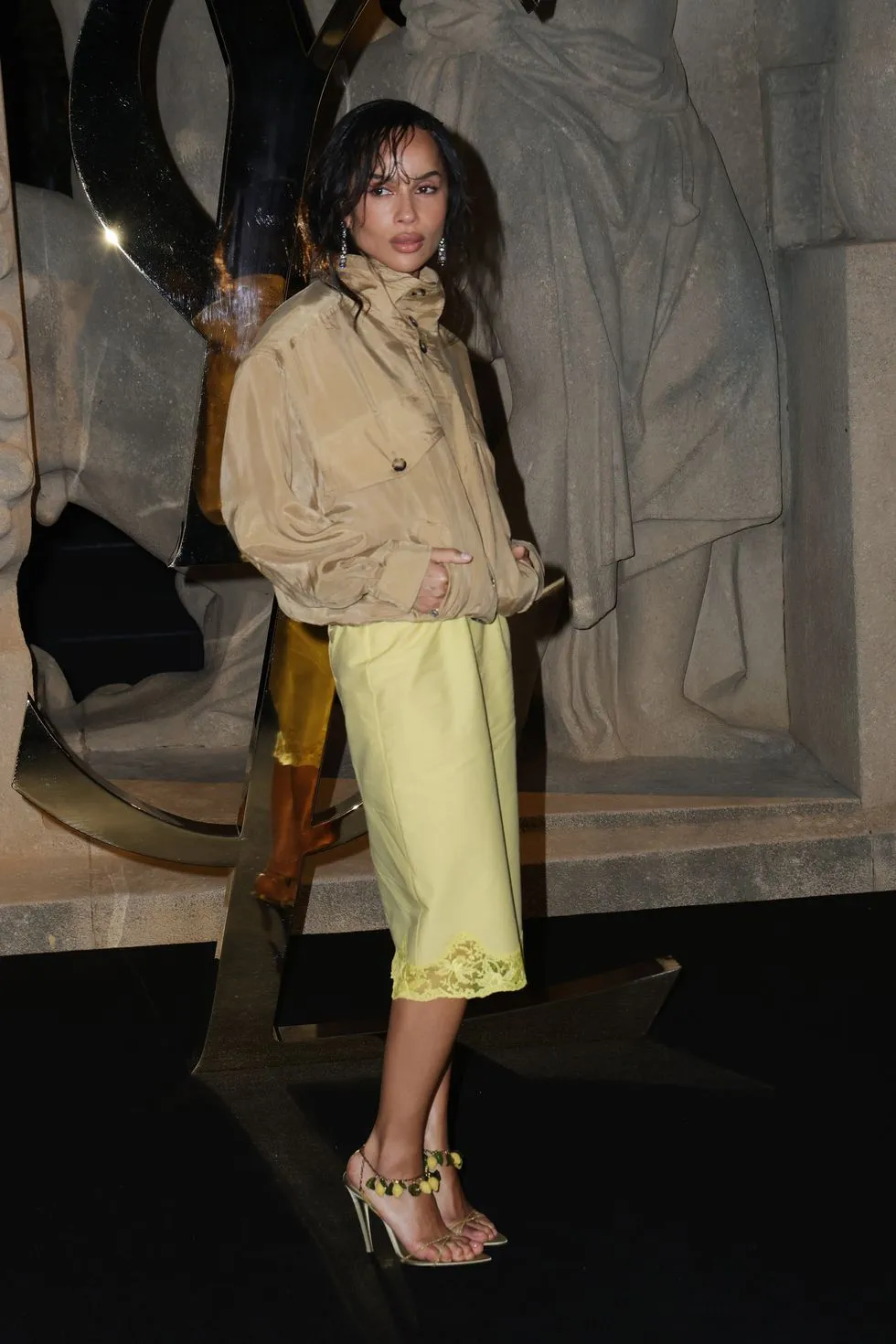 saint laurent arrivals spring/summer 2026 paris fashion week