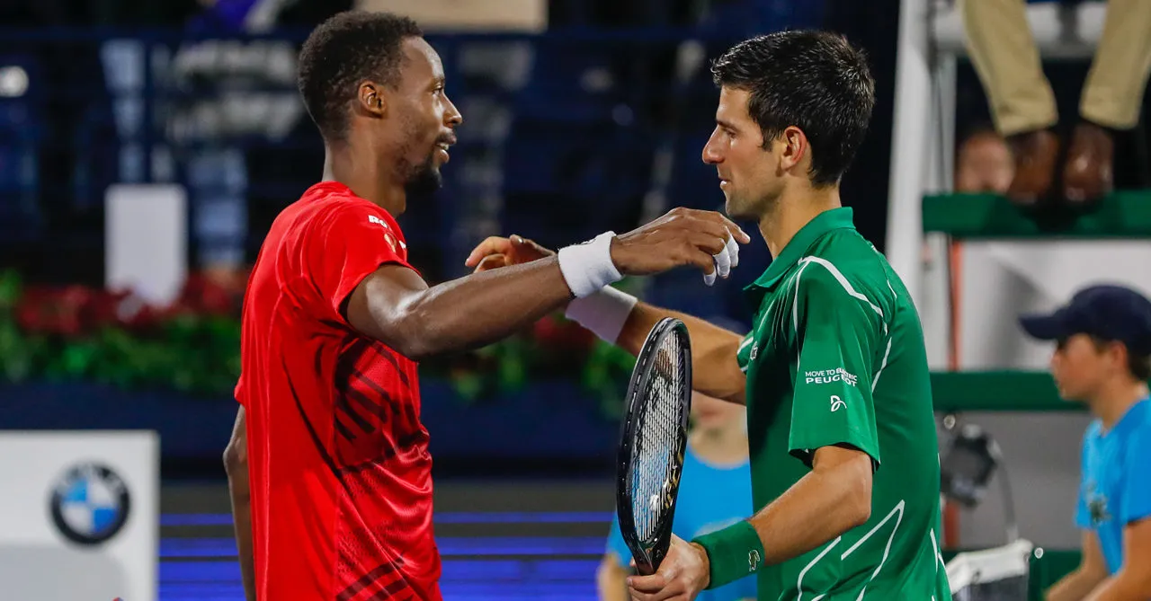 Highlights: Djokovic dissolves Monfils resolve in thriller - Dubai Duty  Free Tennis Championships