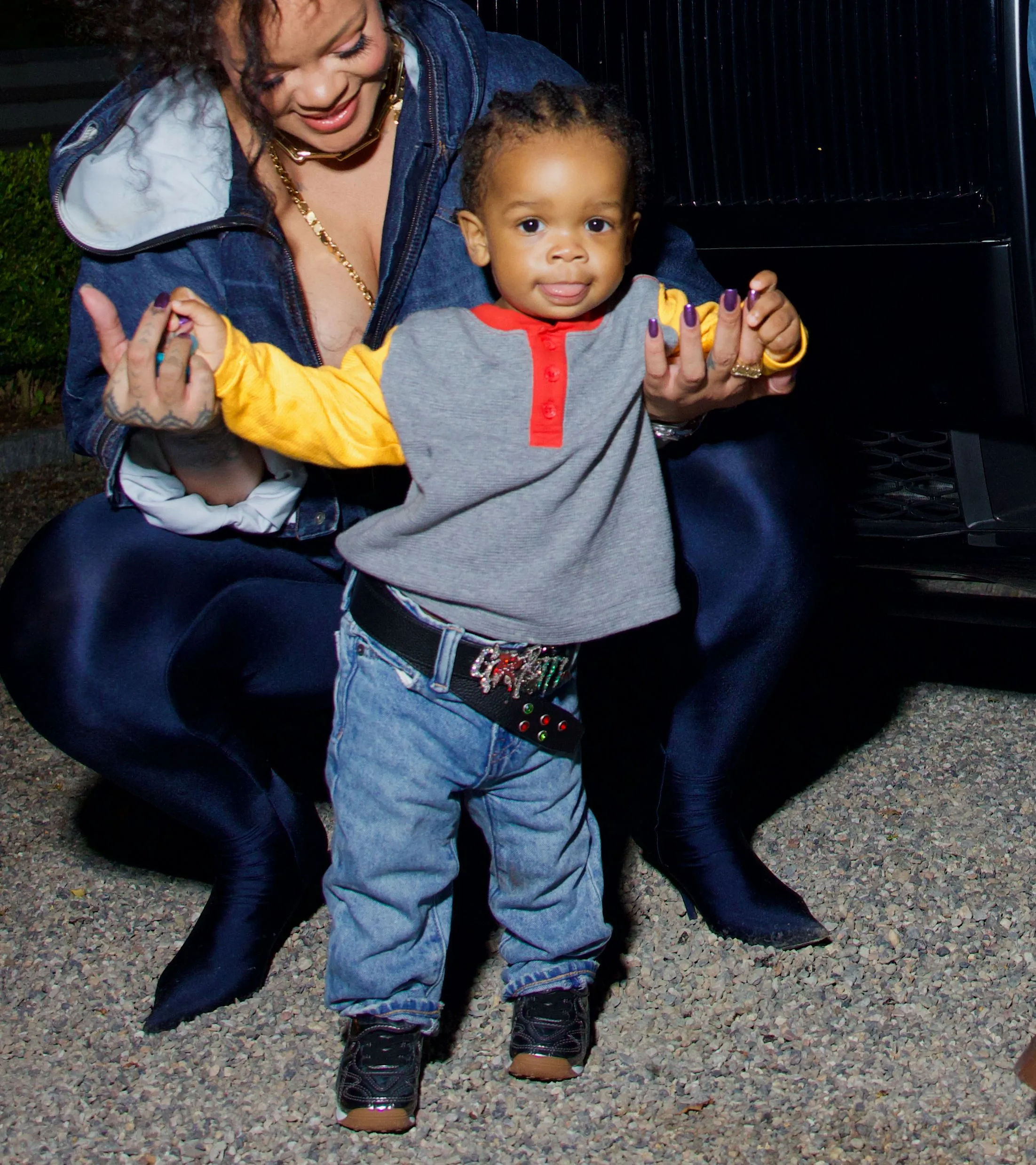 Rihanna, A$AP Rocky's baby boy Riot makes debut in family photos