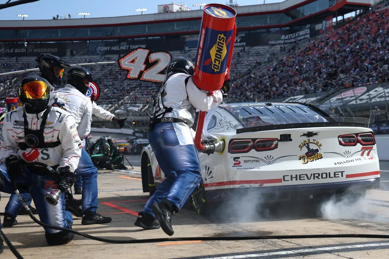 Carson Hocevar Pit Crew Member Caught Up In Scary Incident In Talladega -  Newsweek