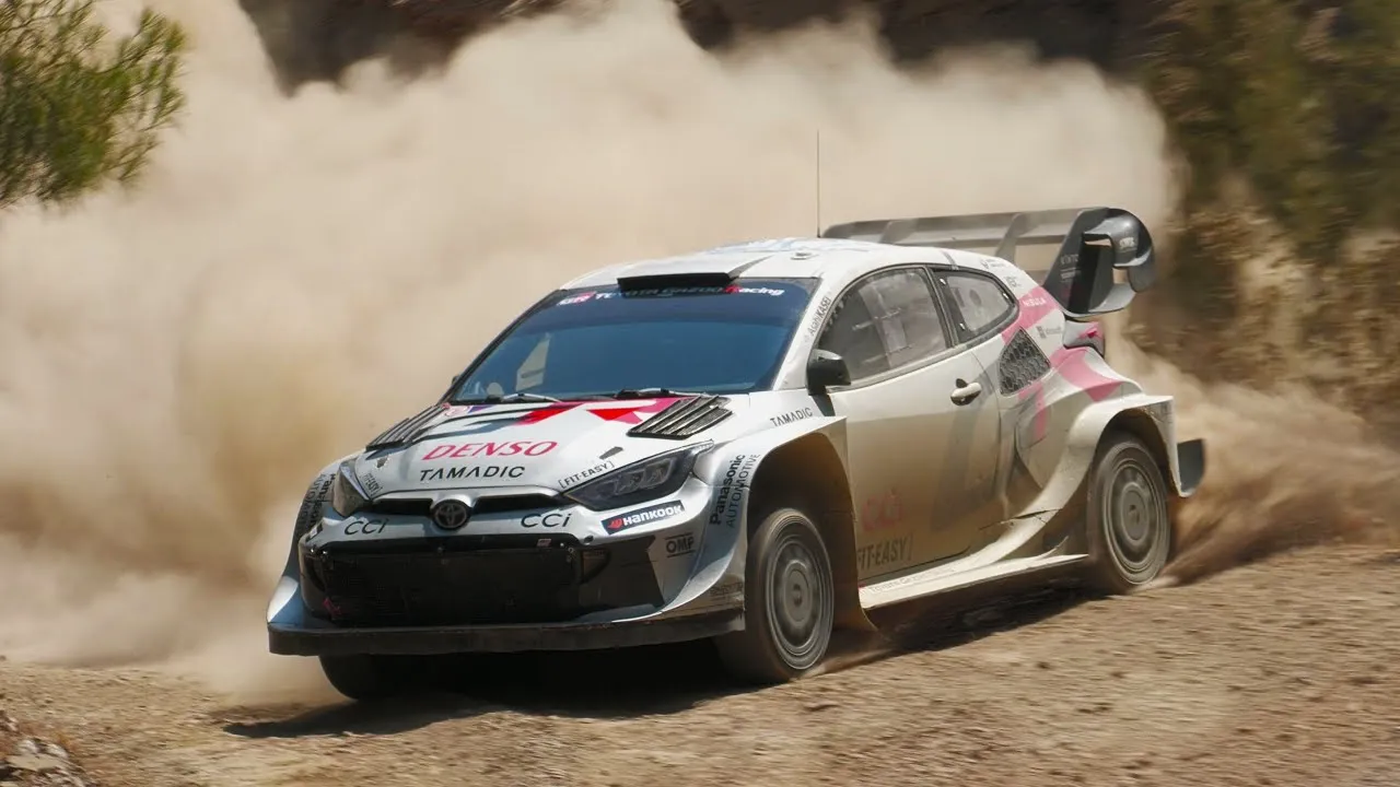 Kalle Rovanpera - Toyota GR Yaris Rally1 - WRC EKO Acropolis Rally 2025 -  TEST [4K]