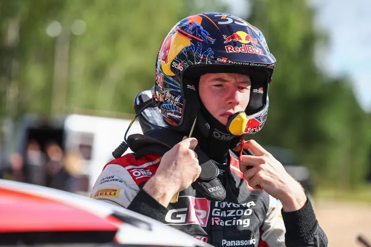 Elfyn Evans in eighth spot at Central European Rally after missing braking  point | cambrian-news.co.uk