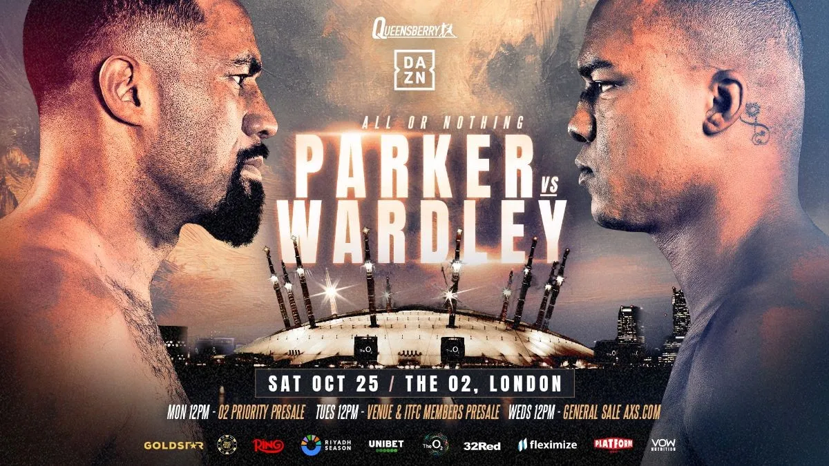 Joseph Parker vs Fabio Wardley set for October 25