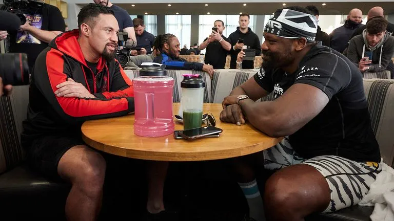 Breakfast With Derek Chisora, Joseph Parker And Spider-Man