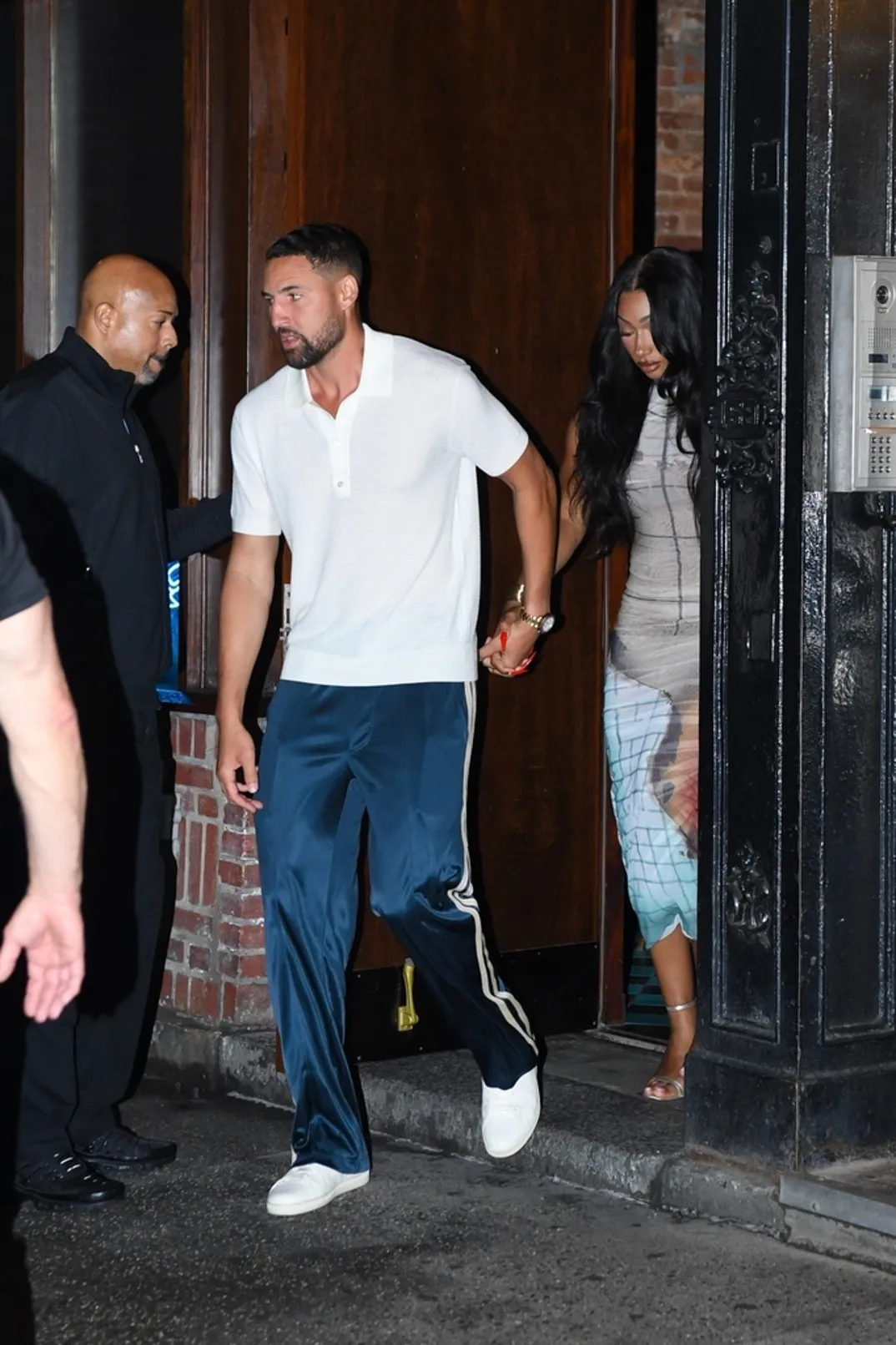 Megan Thee Stallion, Klay Thompson Hold Hands Leaving Dinner In NYC