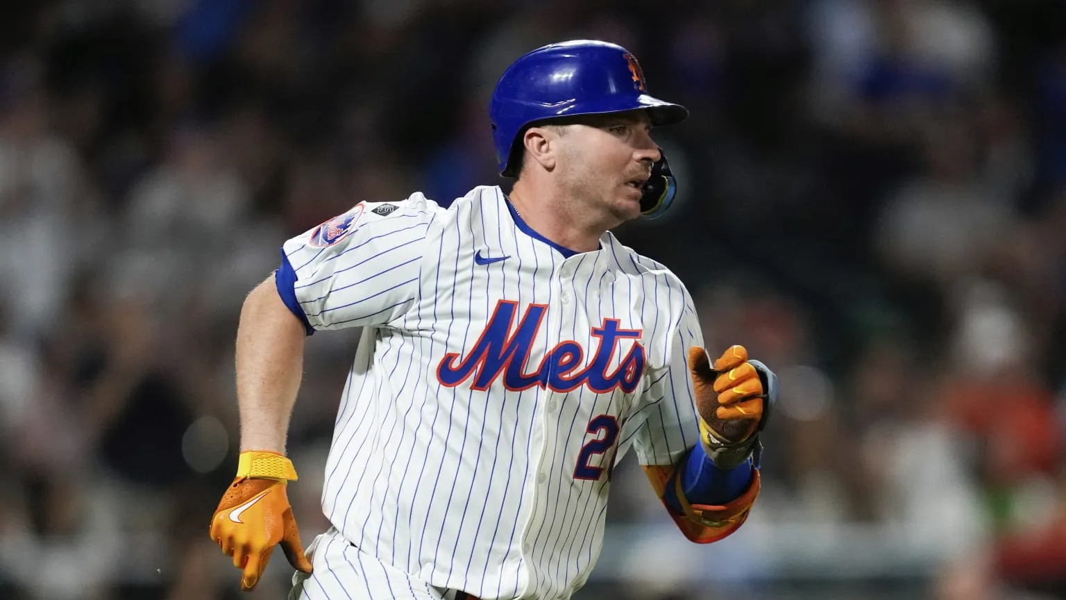 Pete Alonso pega sencillo de 2 carreras en la 5ta | 13/08/2024 |  Lasmayores.com