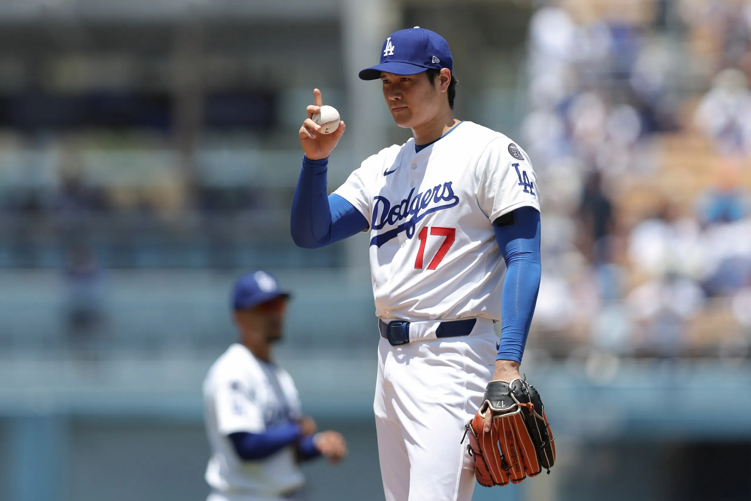 Shohei Ohtani pitches sharp first inning for Dodgers before driving in 5  runs at the plate – KGET 17 News