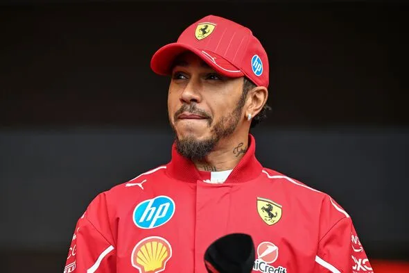 Lewis Hamilton says he's 'stuck' at Ferrari as Brit points finger | F1 |  Sport | Express.co.uk