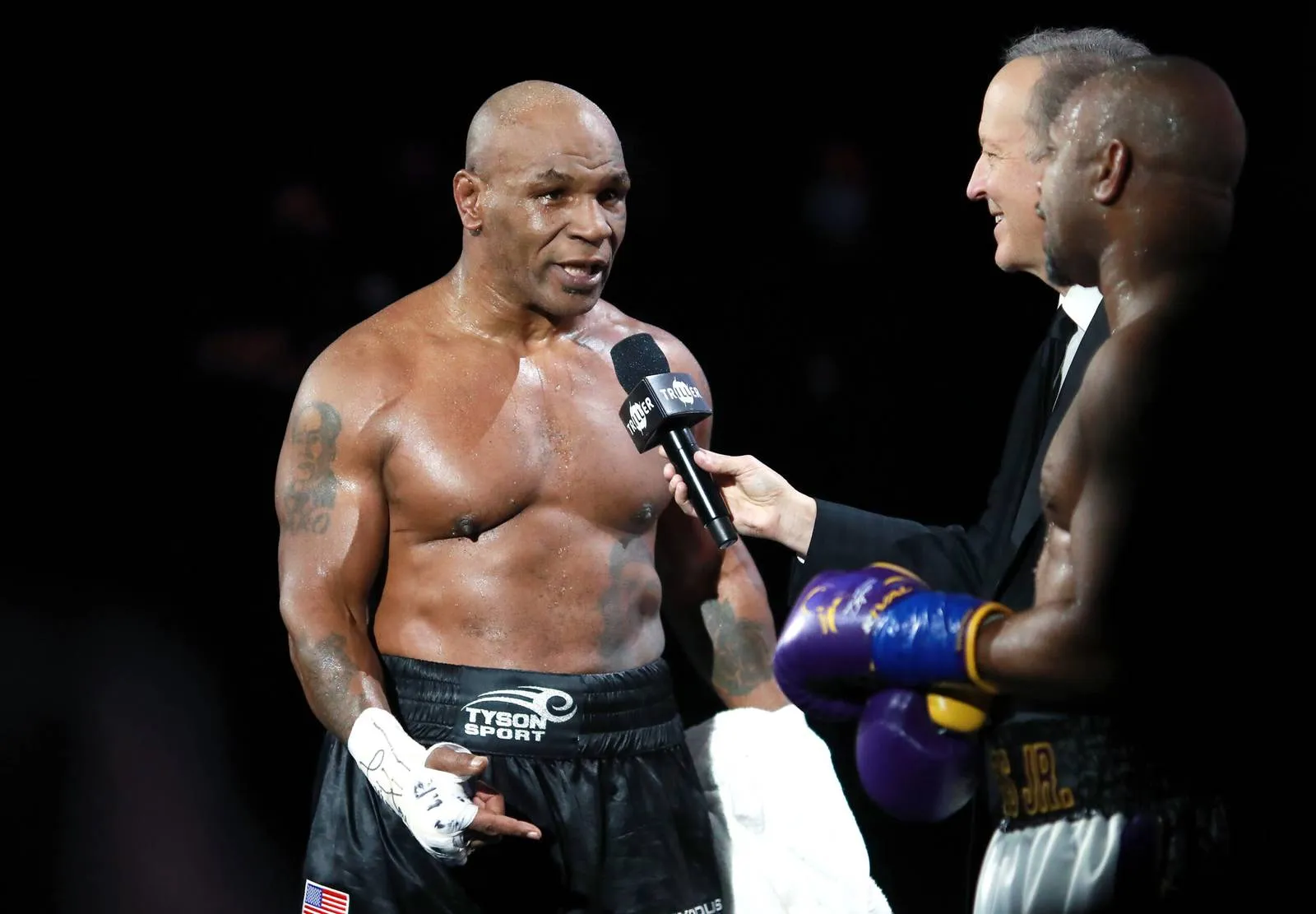 Mike Tyson's final in-ring post-fight interview as a professional boxer