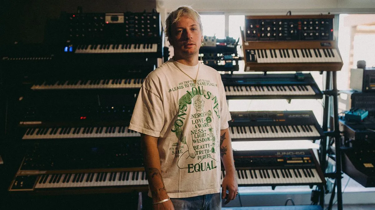 I brought the synth into the studio with Harry, flicked through the presets  and there's one called Harpoon Dream. I took the delay off and we were  like… 'yeah!'": Kid Harpoon on