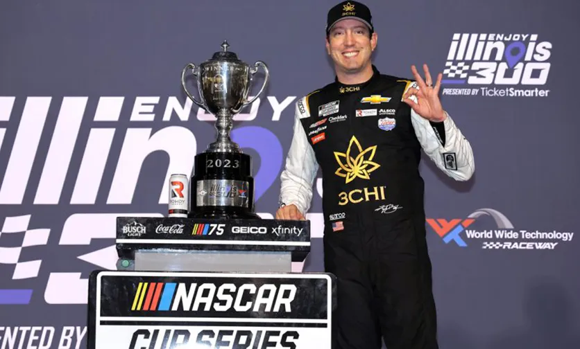 Kyle Busch scores overtime win - Enjoy Illinois 300 presented by  TicketSmarter - World Wide Technology Raceway