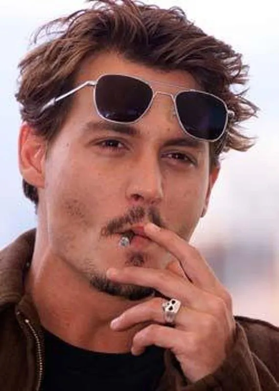 Johnny Deep Jim Skull Ring ,925 Sterling Silver Replica Skull Ring,Johnny  Depp's Skull Ring solid sterling silver,Men's Women Unisex Ring
