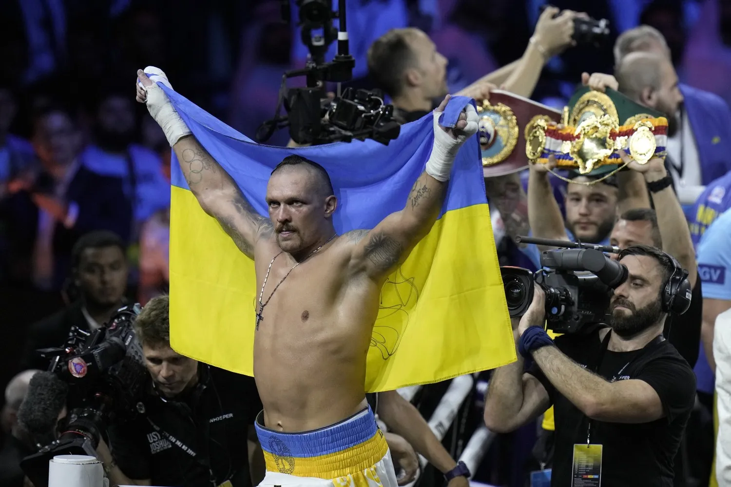 Ukraine's Oleksandr Usyk beats Anthony Joshua in boxing heavyweight rematch