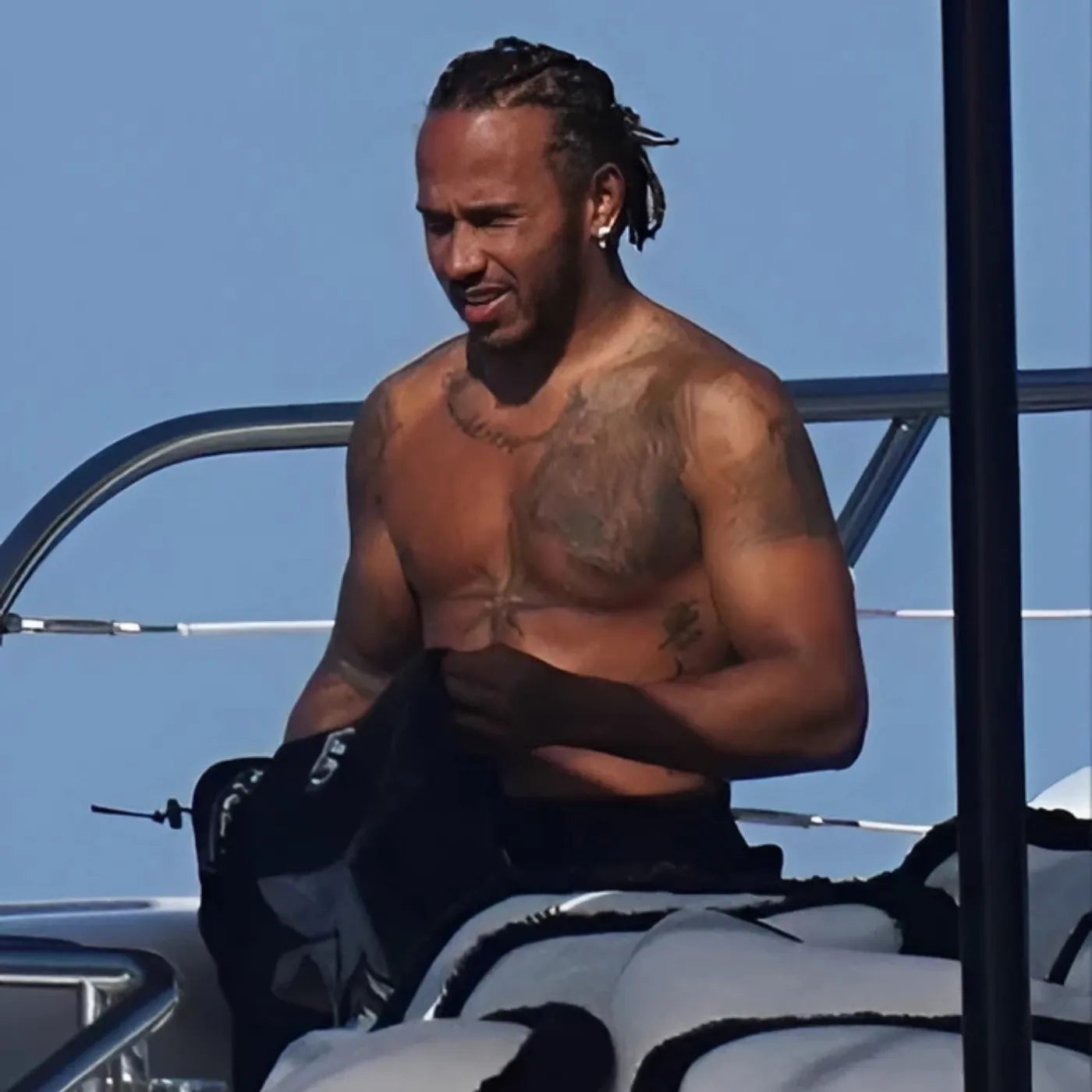 image_68ca6fe2a429c Lewis Hamilton Spotted On Beach With Mystery Woman — Fans Shocked By Who She Might Be