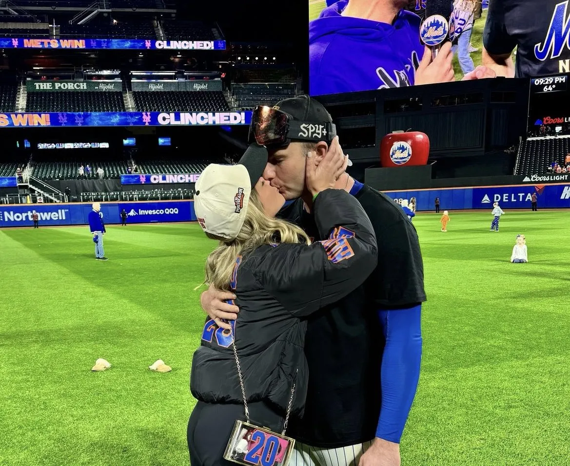 fester fiesta on X: "Pete alonso kissing his wife: awww, so sweet Pete  alonso kissing McNeil: *smiling, grinning with my chin in my hands kicking  my little feet* https://t.co/Oacq15peNw" / X