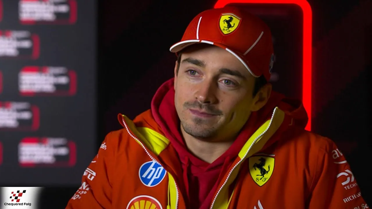 Charles Leclerc : Ferrari is strong on race pace | Practice 2 Interview Las  Vegas GP 2024 - YouTube