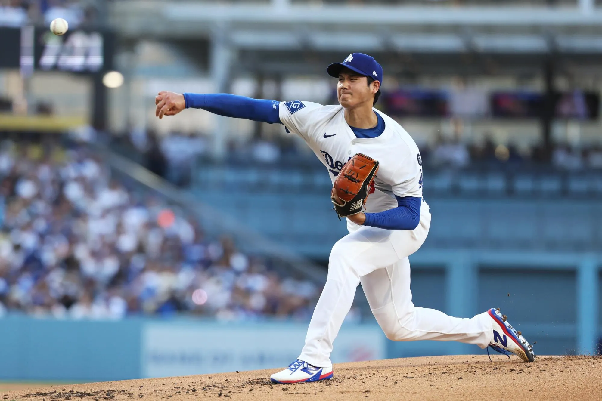 Photos: Shohei Ohtani pitches for first time for the Dodgers - Los Angeles  Times