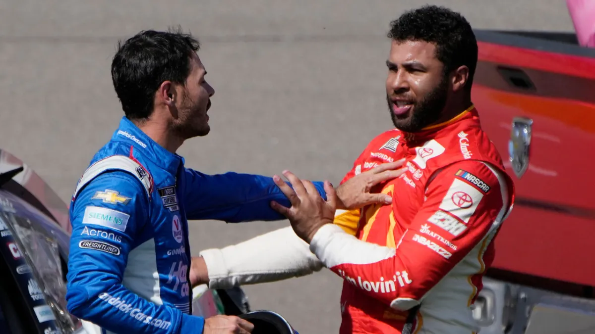 Watching from afar, Bubba Wallace's lunch: 'Humble pie'
