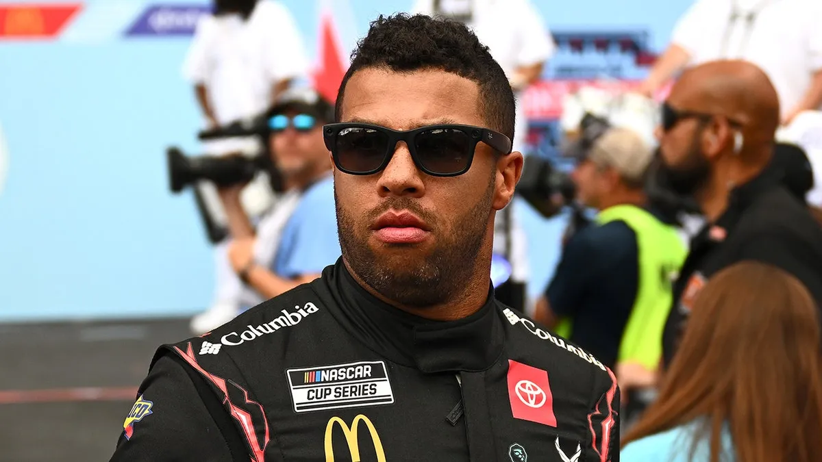 Bubba Wallace retaliates against Alex Bowman following spin out at NASCAR's  Chicago Street Course | Fox News
