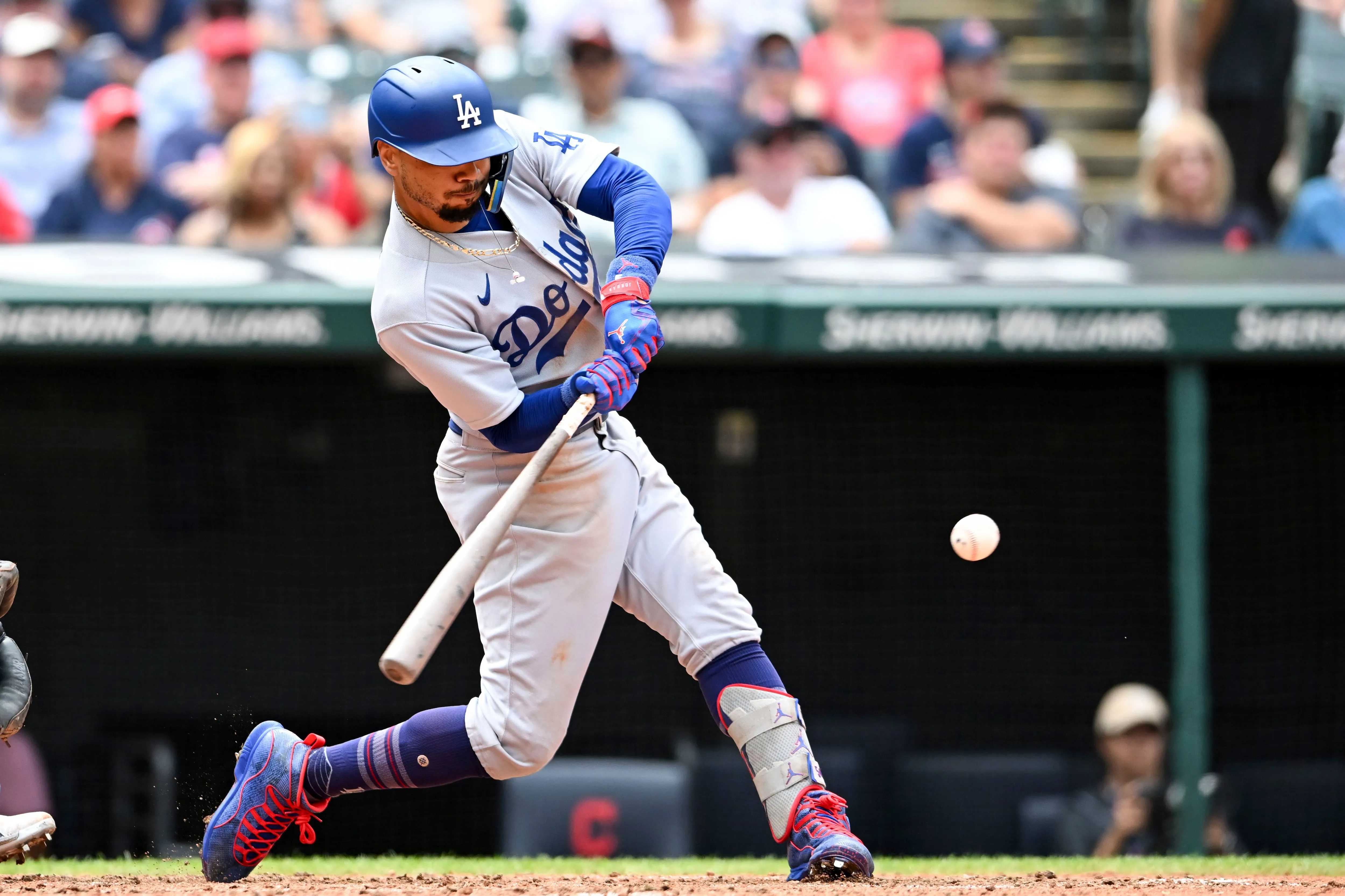 Dodgers All-Star Mookie Betts matches career high with five hits in win vs. Guardians - The Boston Globe
