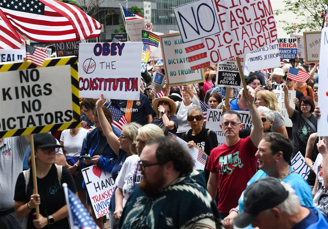 No Kings' protest planned for Pittsburgh in October | Pittsburgh  Post-Gazette