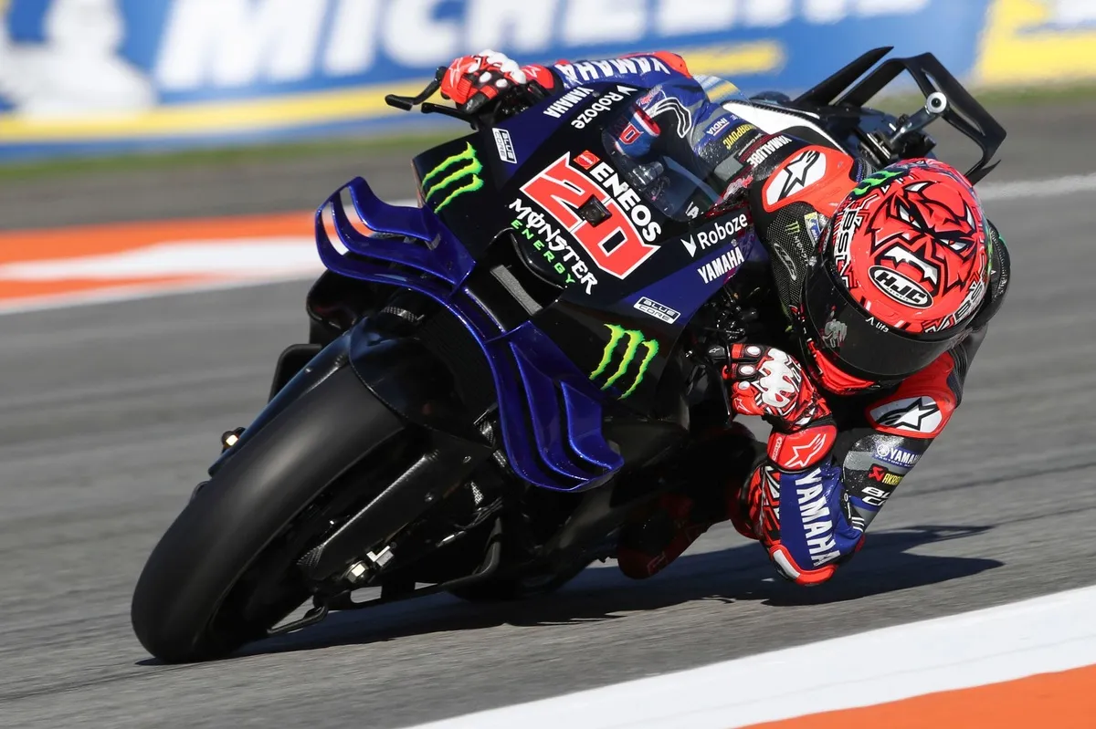 Fabio Quartararo reveals what's still missing on Yamaha's V4 after Valencia MotoGP test