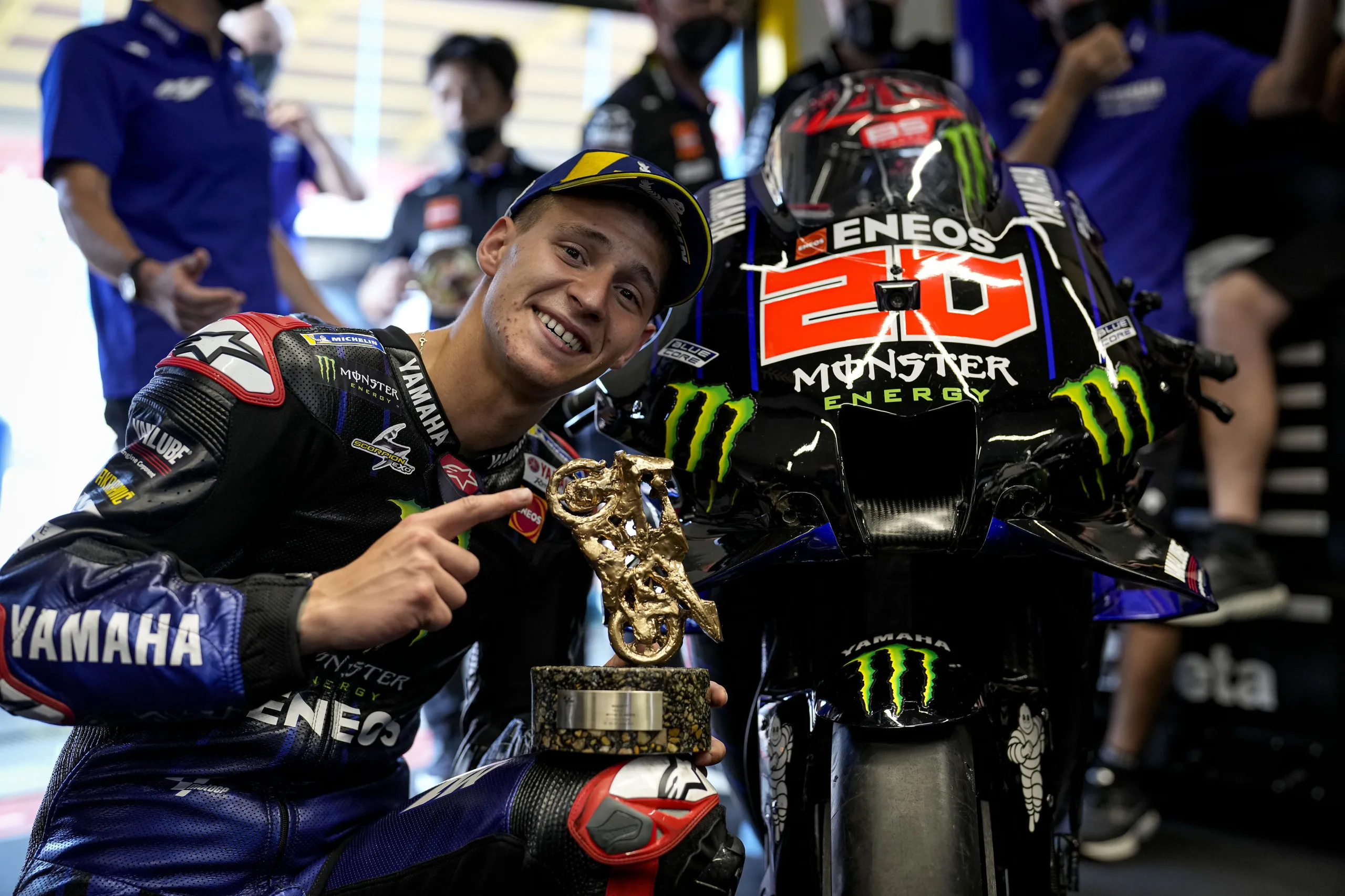 FABIO QUARTARARO LÊN NGÔI VÔ ĐỊCH THẾ GIỚI MOTOGP 2021 - Yamaha Motor Việt  Nam