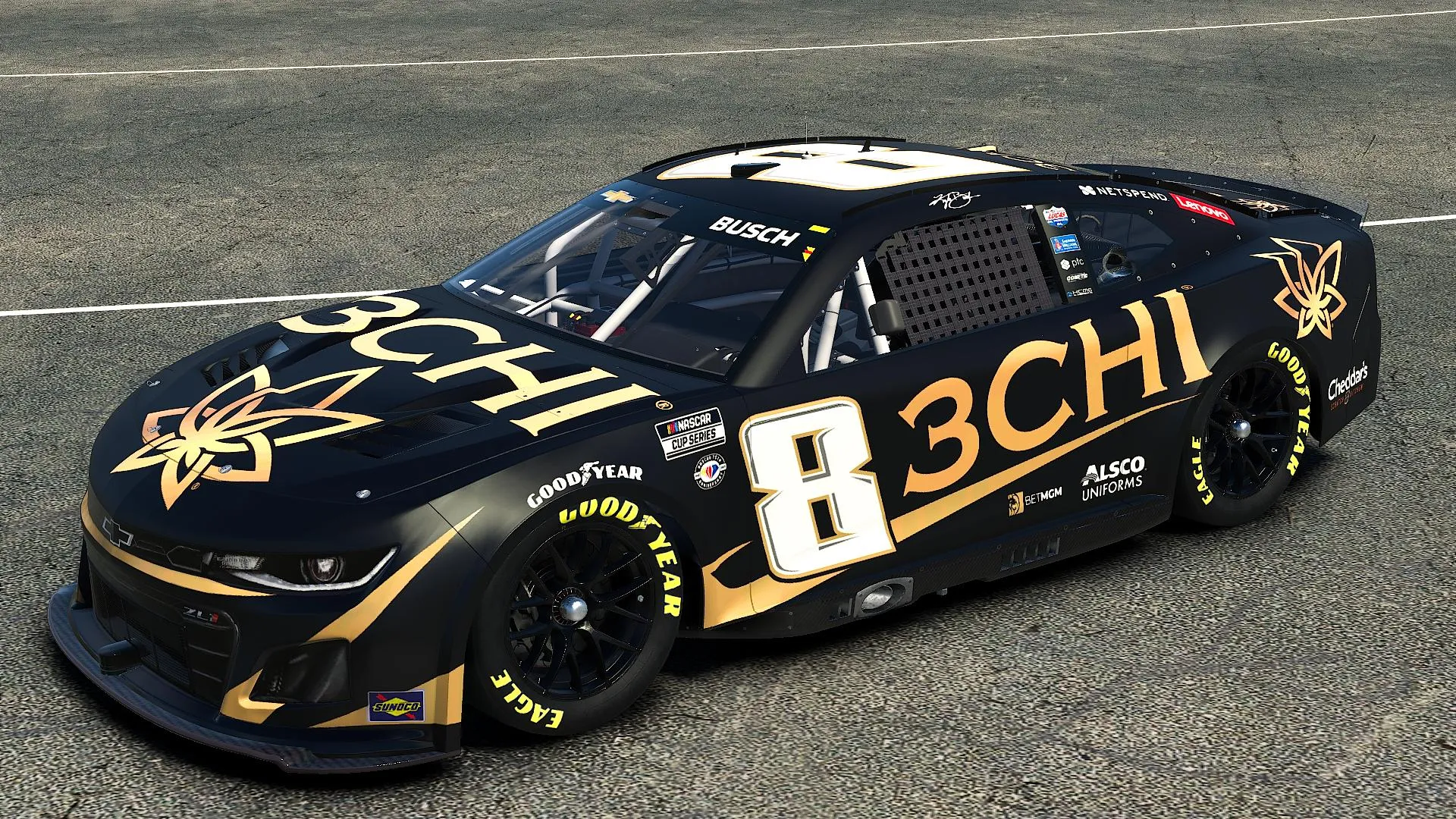 2023 Kyle Busch 3Chi Chevrolet Camaro by David T Cabrera - Trading Paints