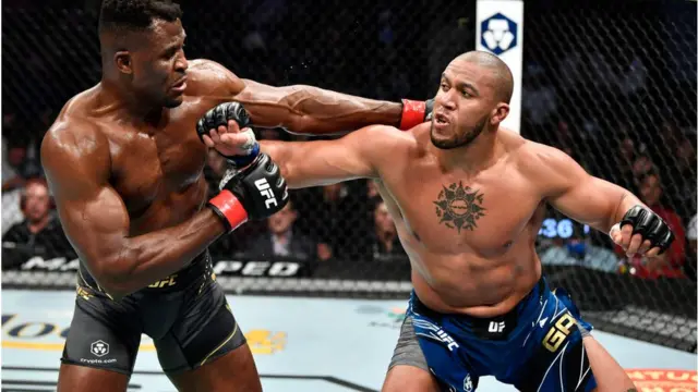 Francis Ngannou vs Ciryl Gane: Di Cameroonian retain im title as UFC 270  heavyweight champion - BBC News Pidgin