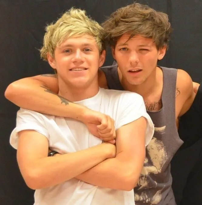 Niall Horan and Louis Tomlinson
