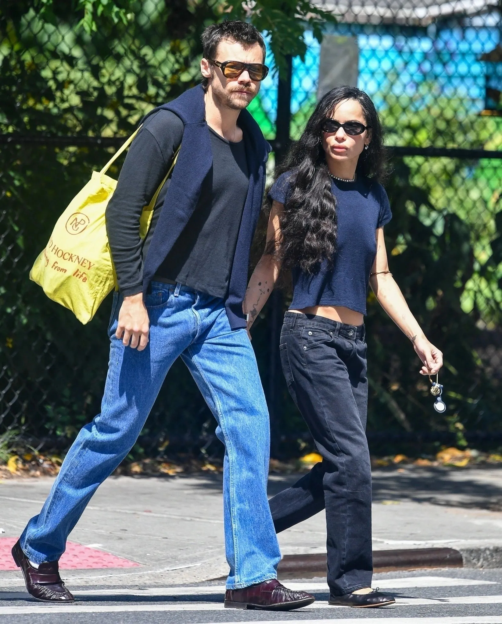 Harry Styles and Zoë Kravitz Step Out in Perfect Fall Couple Fits | GQ